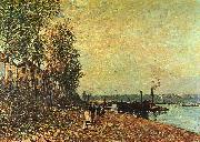 Alfred Sisley The Tugboat oil painting on canvas